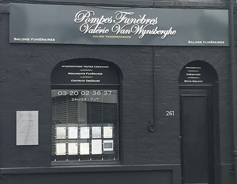 Pompes Funèbres Valérie Van Wynsberghe, à Wattrelos